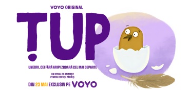 Andreea Esca, Amalia Enache, Paula Herlo si Cristian Leonte dau viață personajelor din Țup, primul serial de animație românesc de pe Voyo!